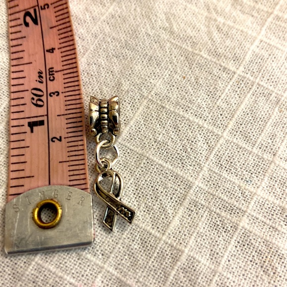 5/$10❤️❤️❤️NWTs TiBetan Silver Cancer Awareness Charm - Picture 3 of 3